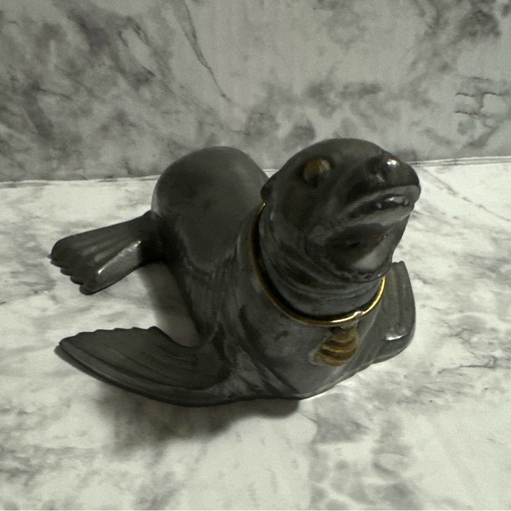 Vintage Brass Sea Lion